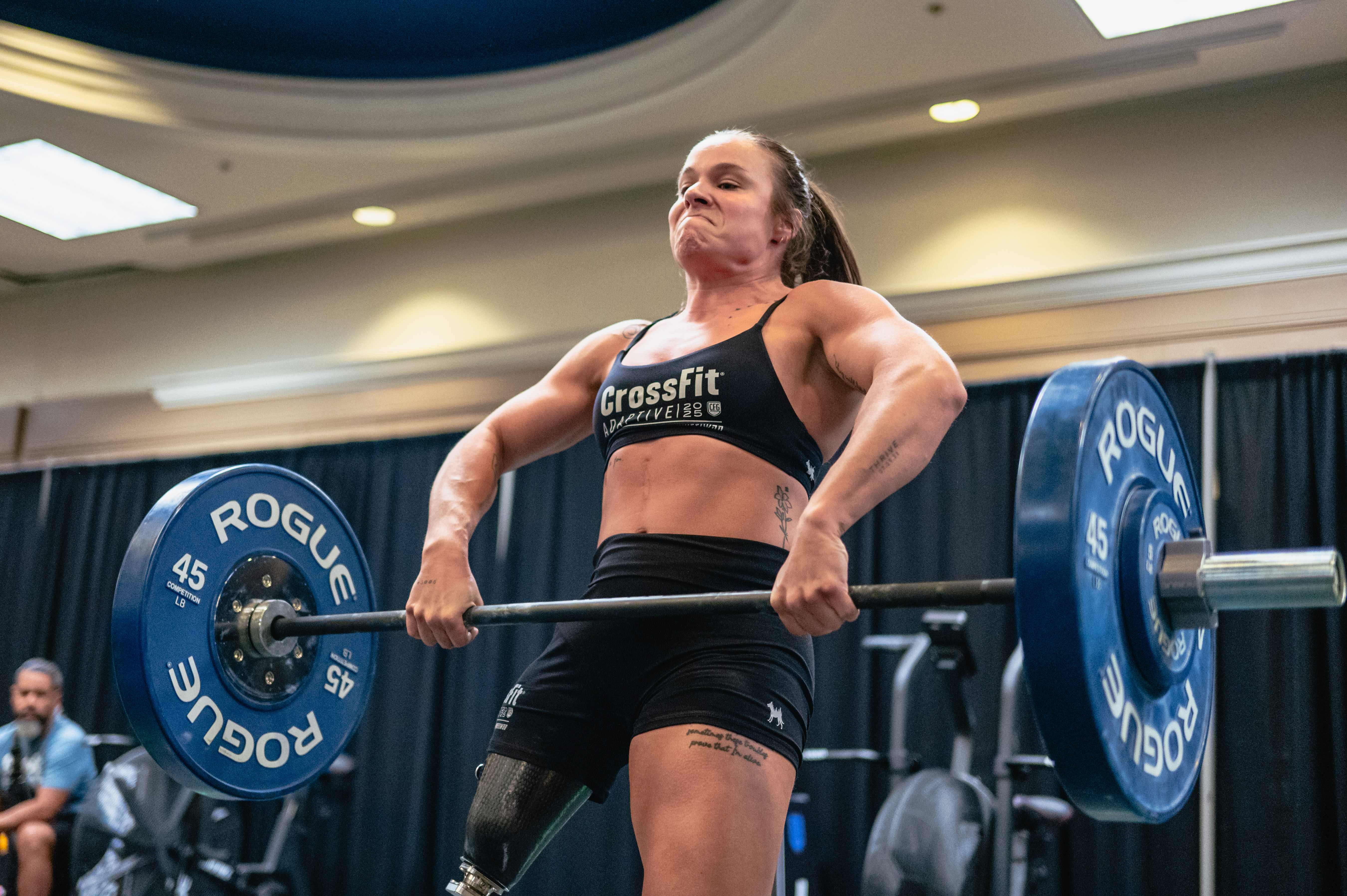 Adaptive athlete competing at the 2025 Adaptive CrossFit Games