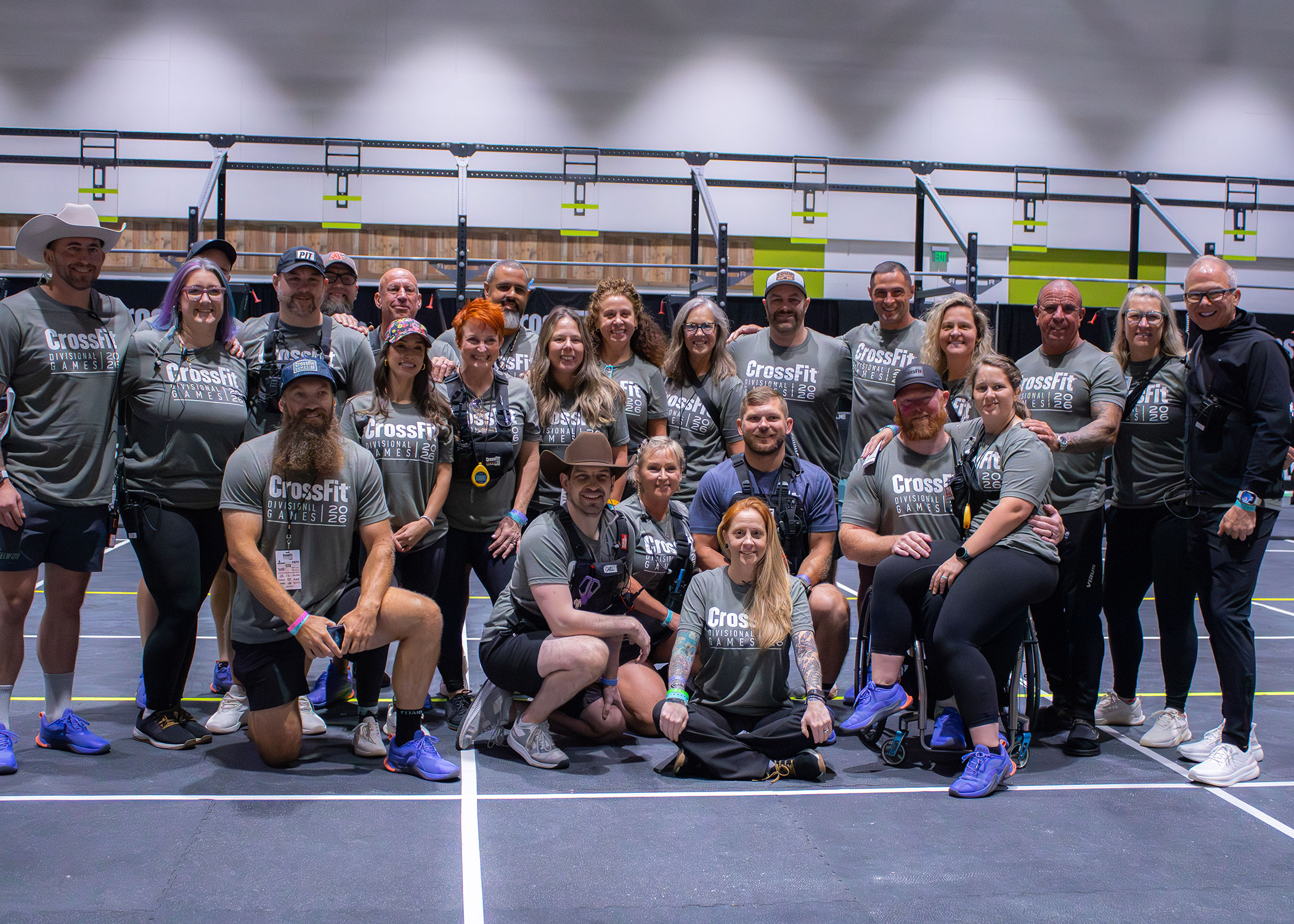 WheelWOD volunteer crew at the 2026 Adaptive and Teenage CrossFit Games in San Jose