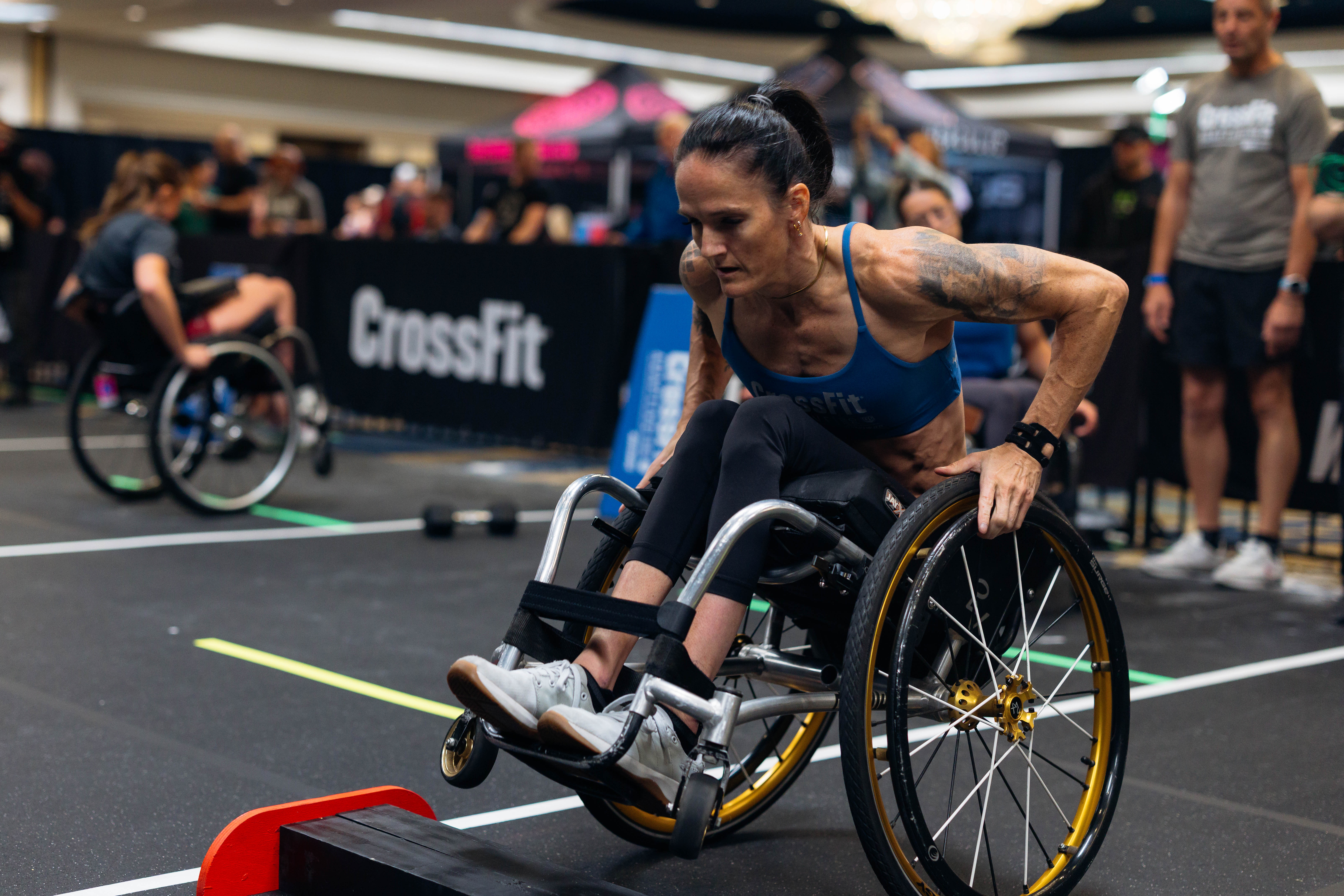 Competition floor at the 2025 Adaptive CrossFit Games